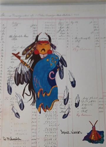 Keetoowah Ledger Art